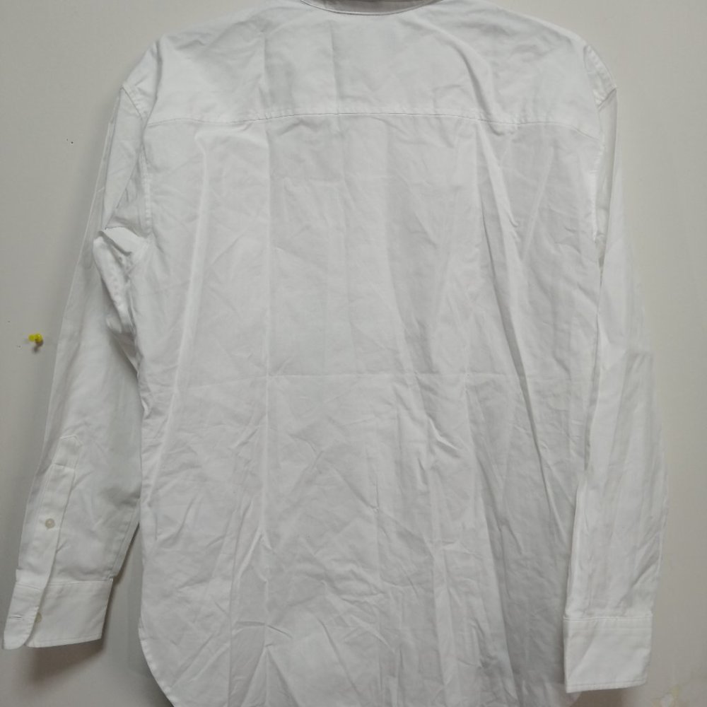 BNWT Lauren by Ralph Lauren Men's Polo Long Sleeves White Size Small - Picture 4 of 5